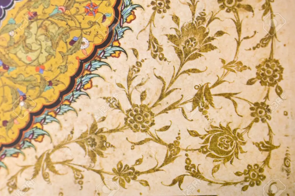 94279406 floral art pattern example of the ottoman islamic art