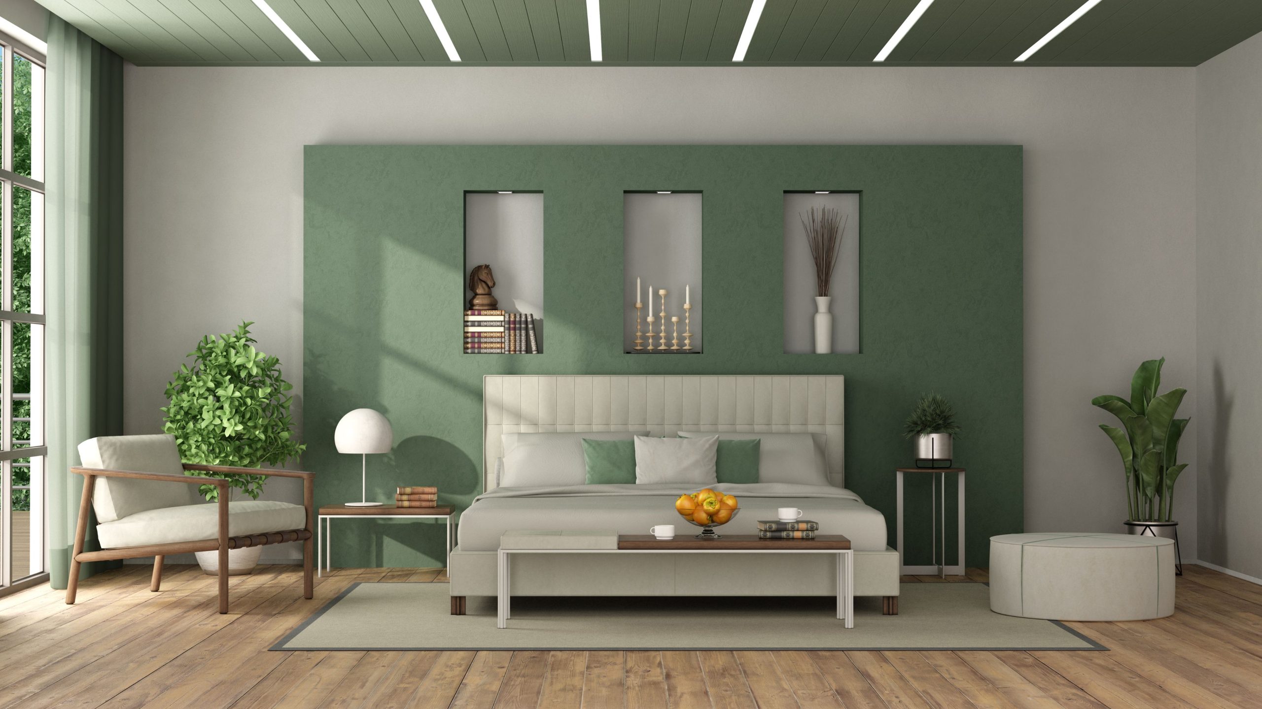  modern bedroom villa furniture