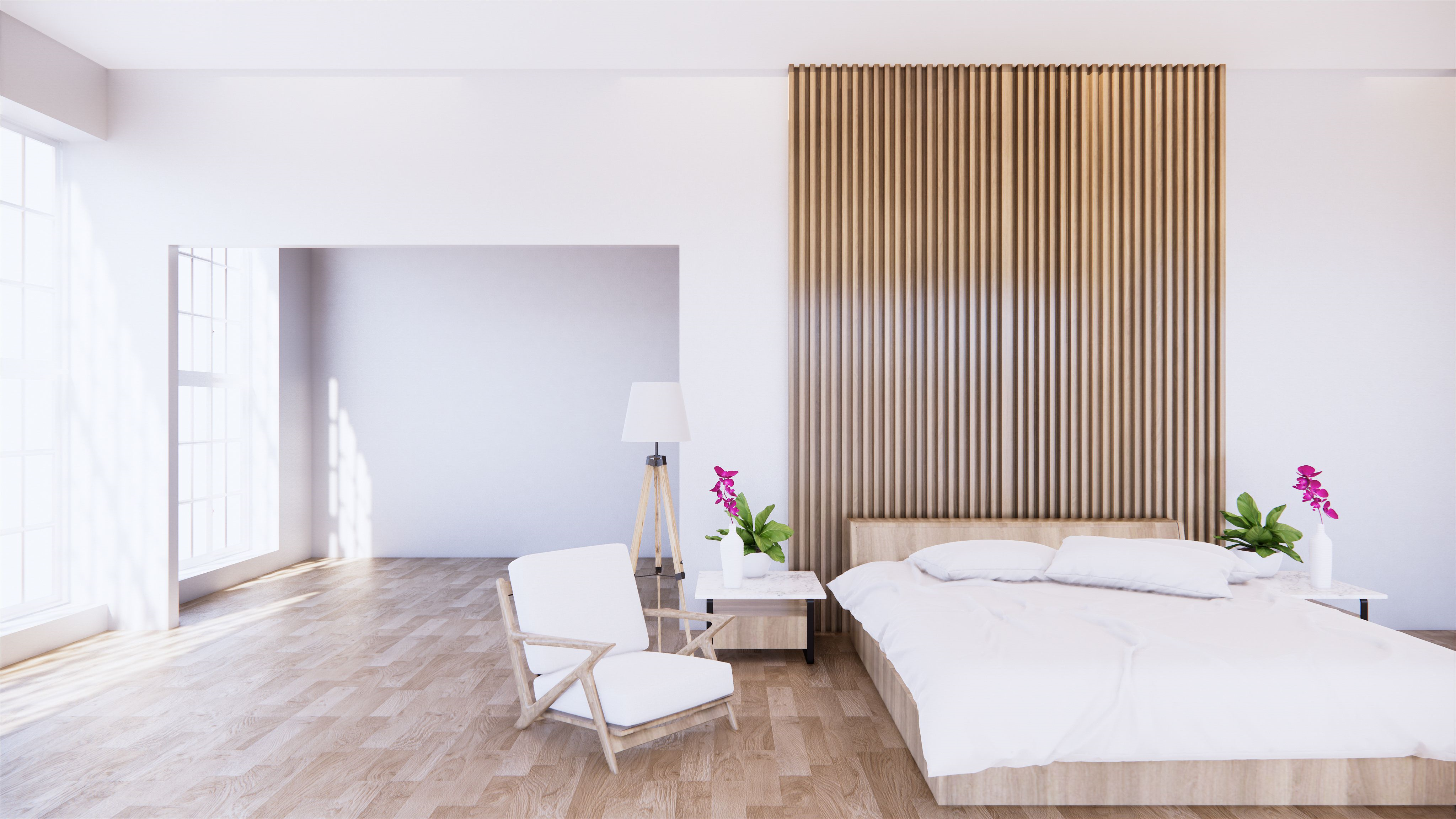 Wooden modern bedroom villa furniture design