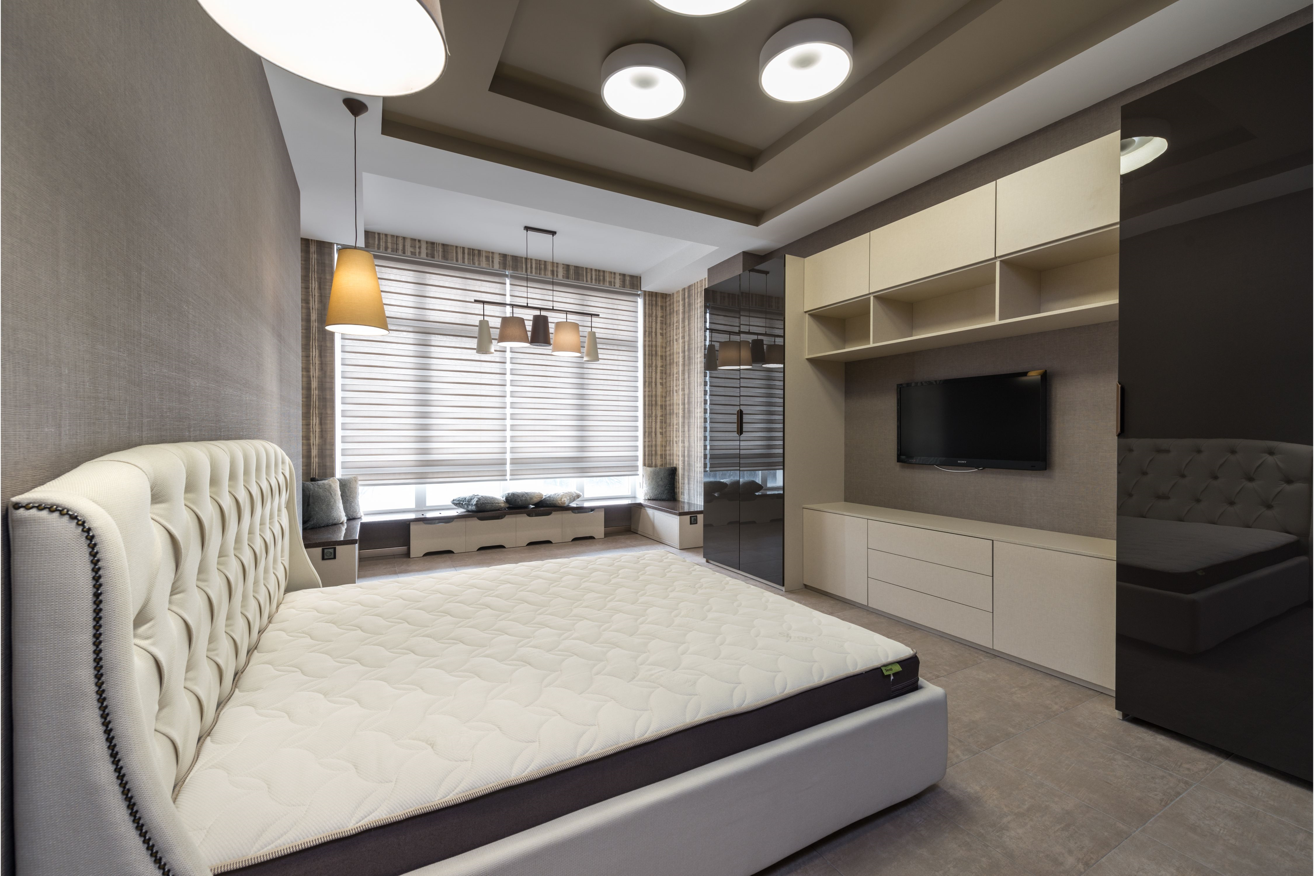 Modern bedroom villa cupboard design
