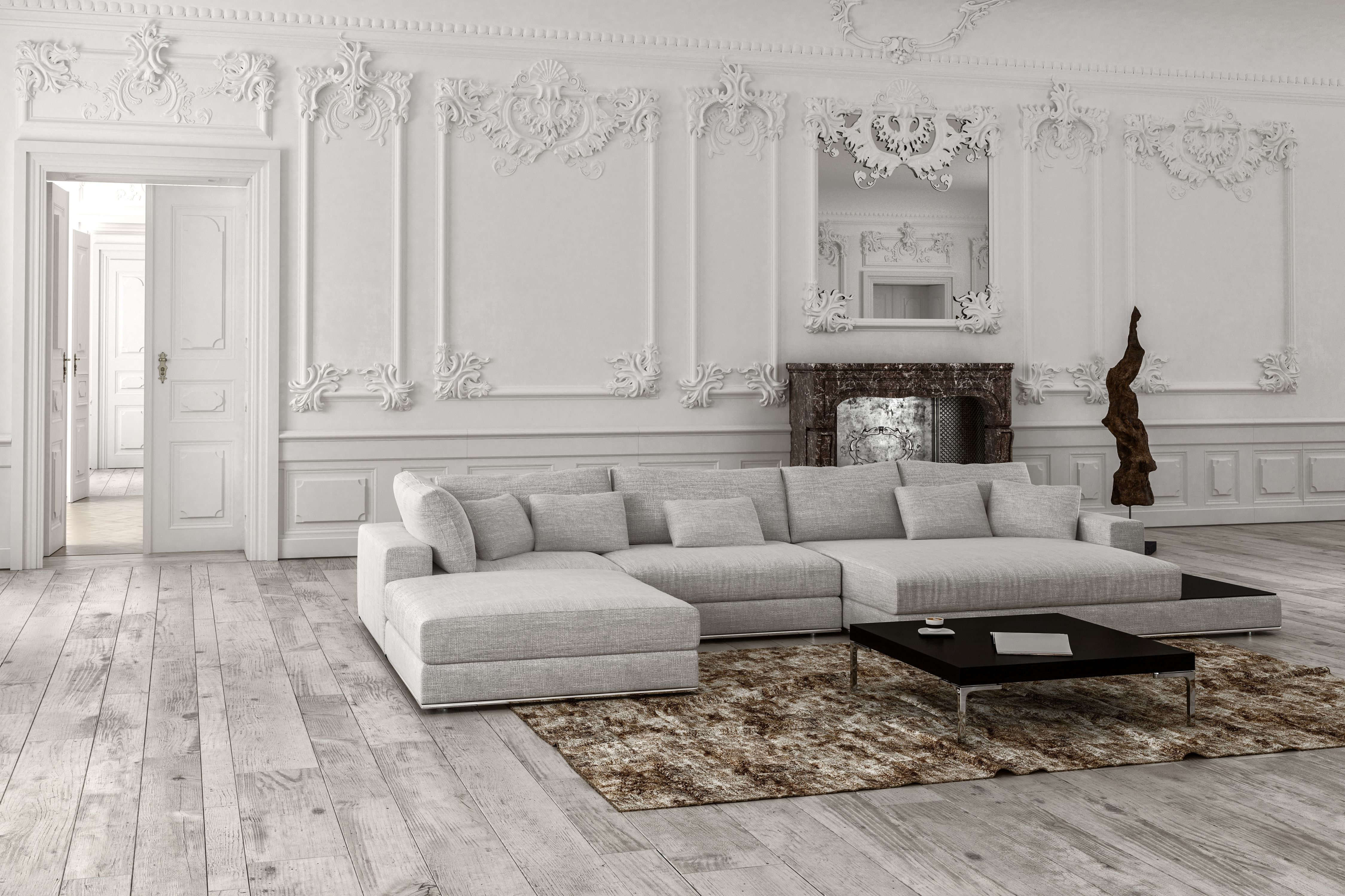 classic villa living room furniture