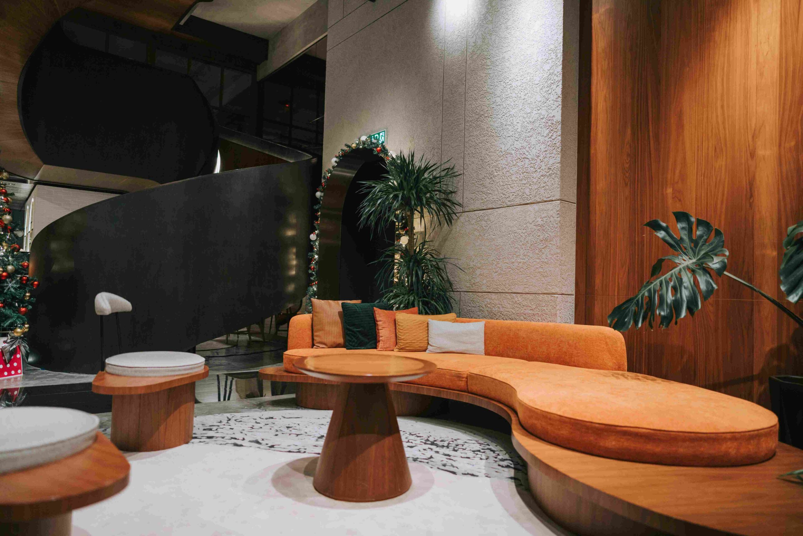 Hotel lobby sofa design 