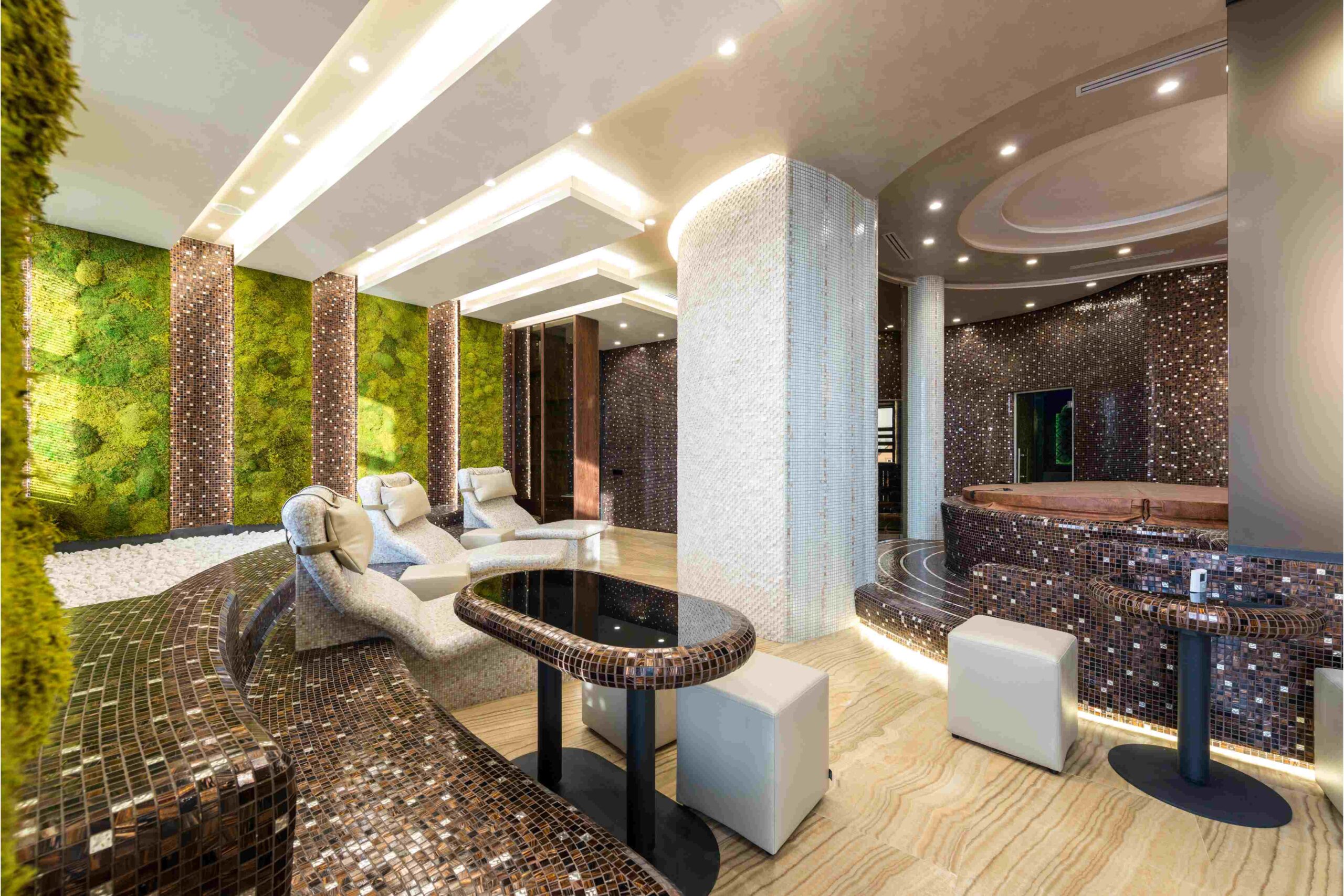 Luxury hotel spa interior design