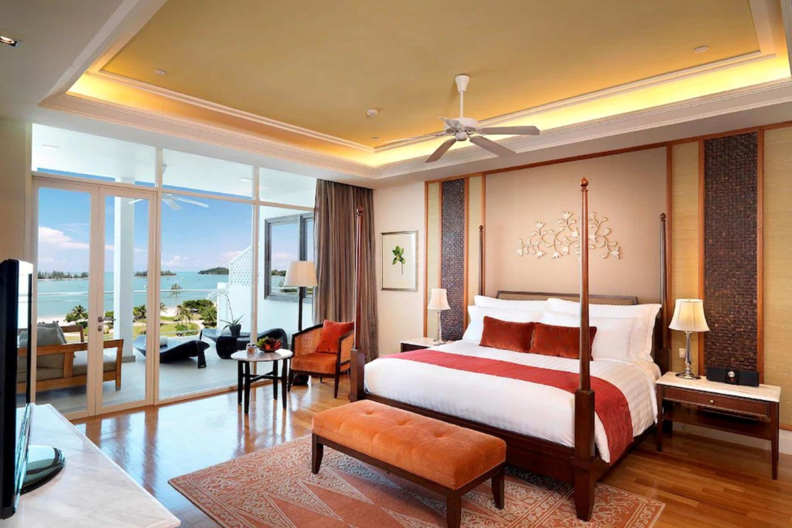 Luxury hotel bedroom interior design