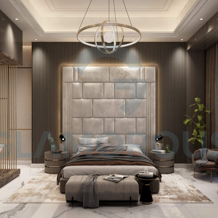 Villa interior design by Glamorous