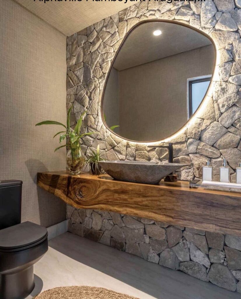Recycled Wood in Bathroom