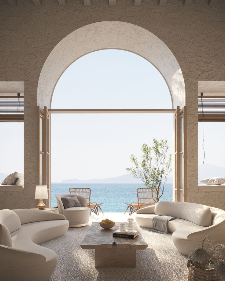 villa furniture for seaside living