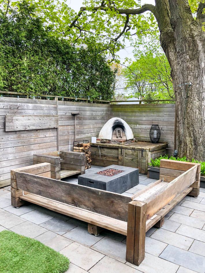 Recycled Wood in Outdoor spaces
