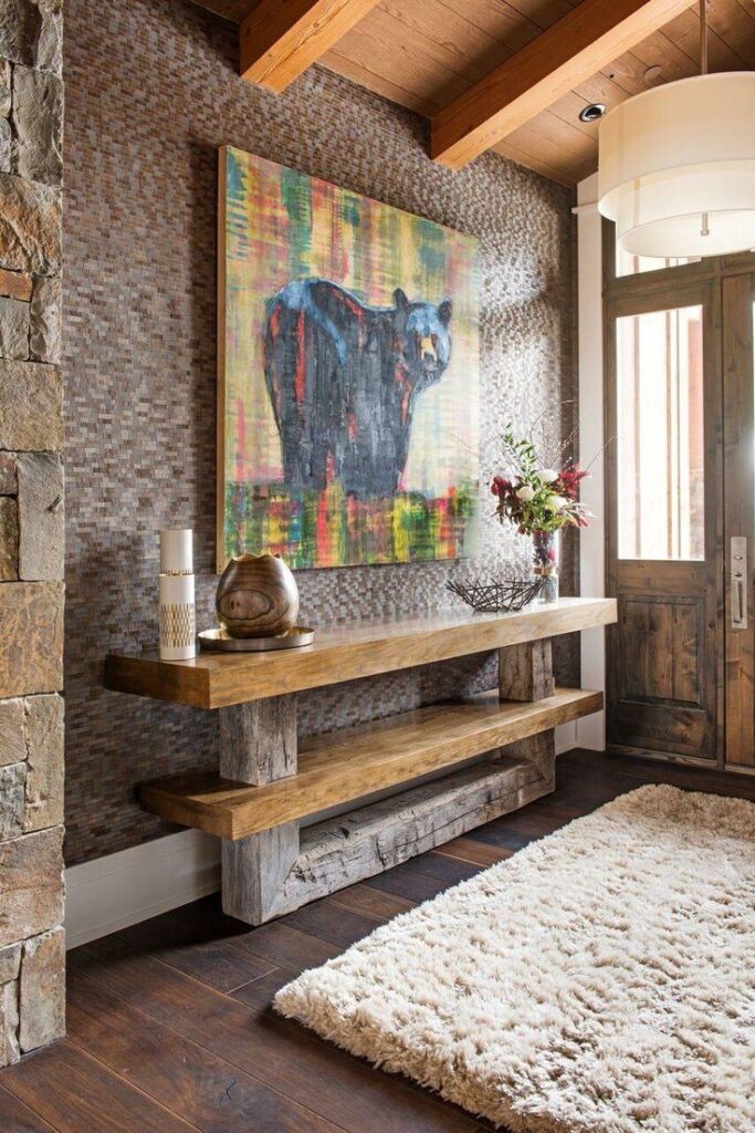 Recycled Wood in Living room