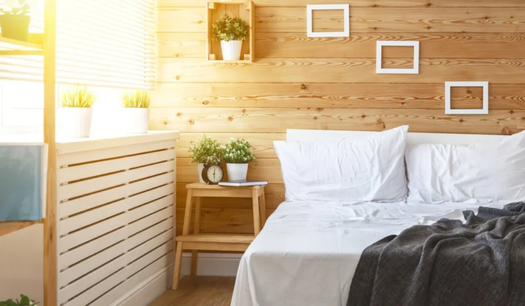 أفكار ديكور الخشب لغرف النوم