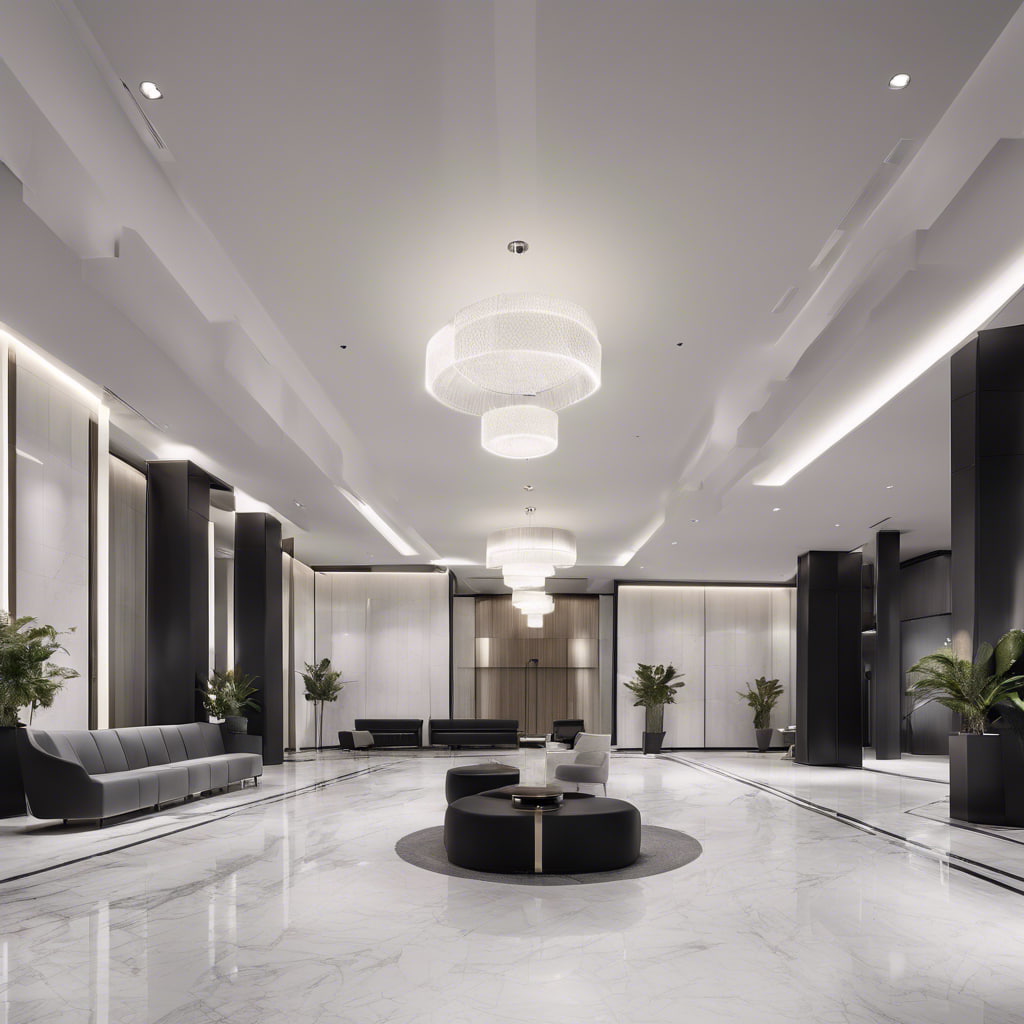 Contemporary lobby hotel design 