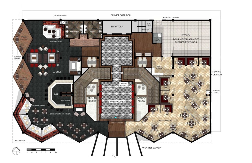 Simple Hotel Lobby Floor Plan