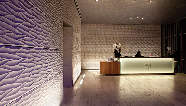 Hotel lobby tiles design