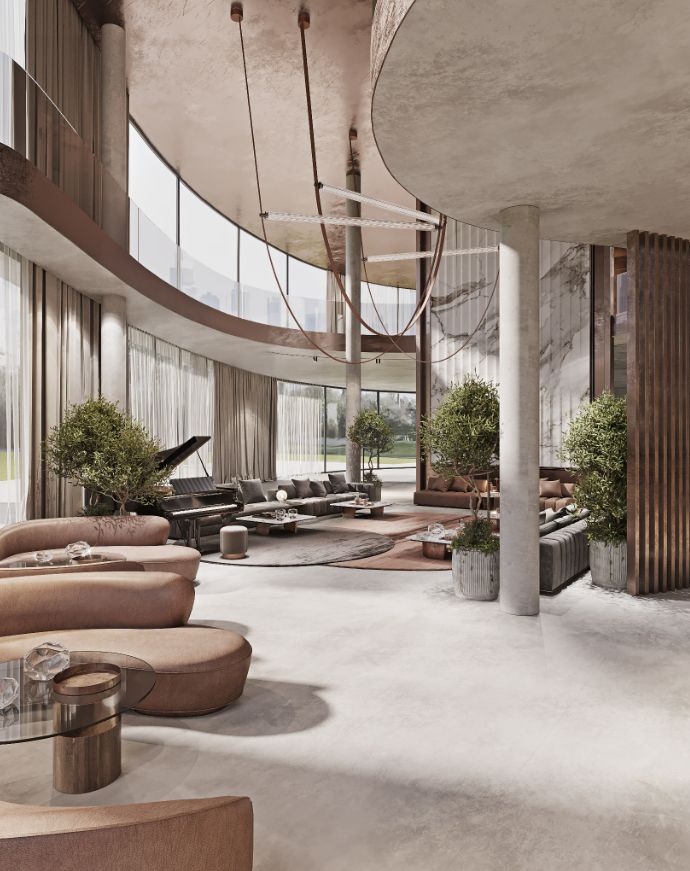 Hotel indoor landscape design
