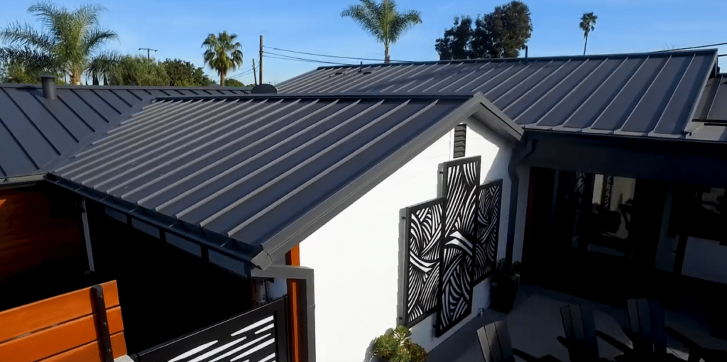 Metal Roofs with a Standing Seam