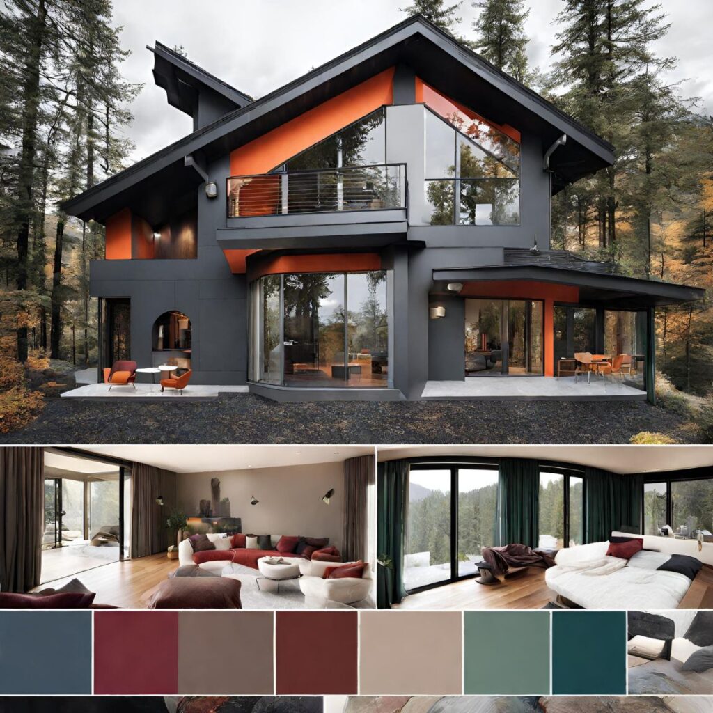 Mountain villa color ideas
