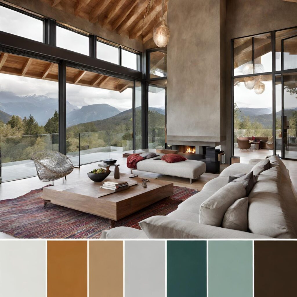 Mountain villa color ideas