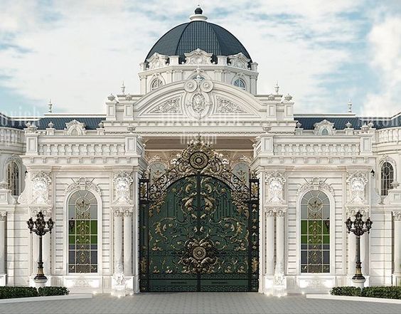Villa gate design