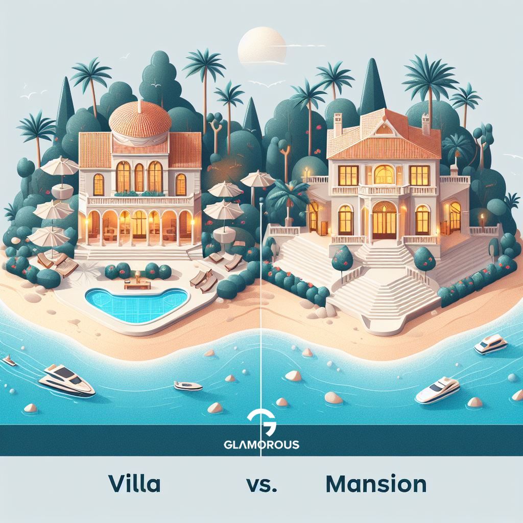 Location and Setting: Villa vs. Mansion